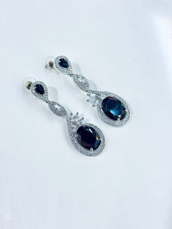 frances earrings ( black