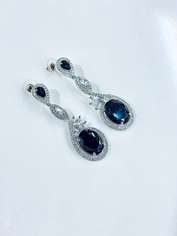 frances earrings ( black