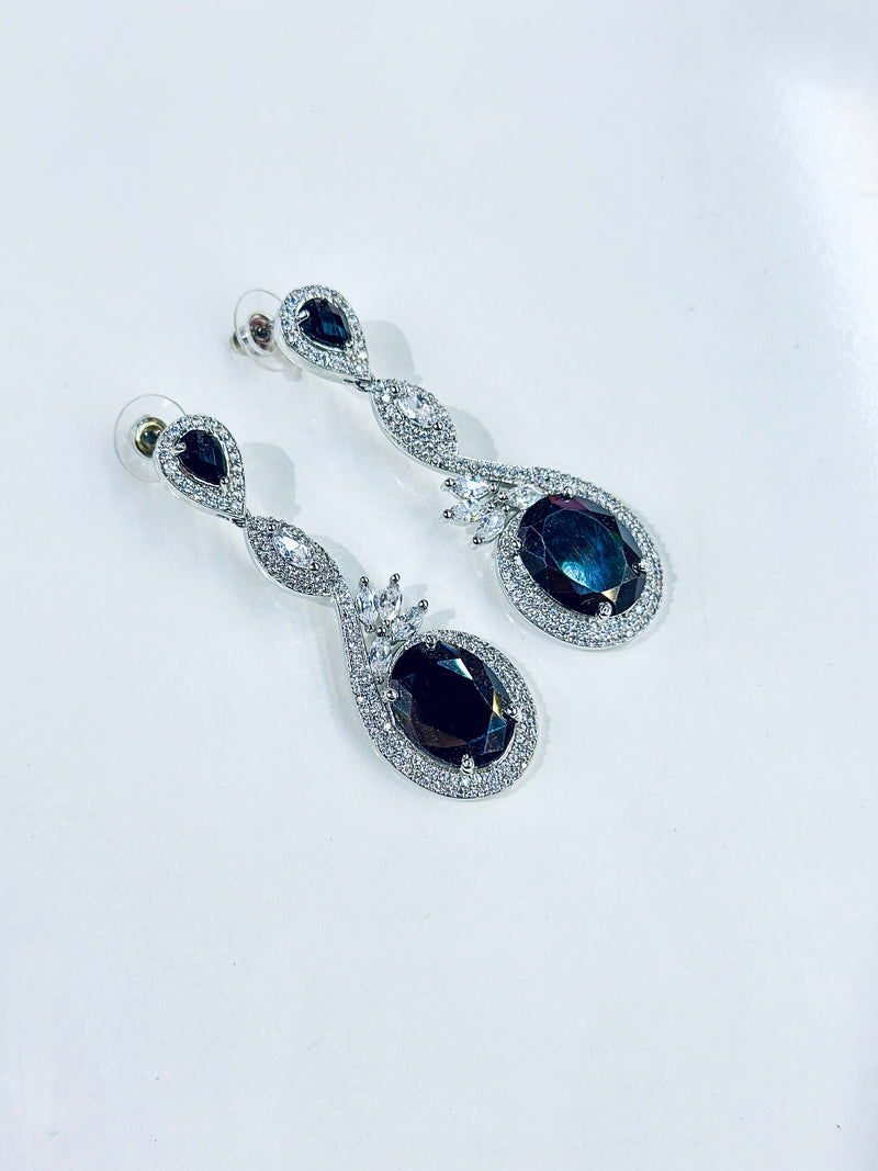 frances earrings ( black