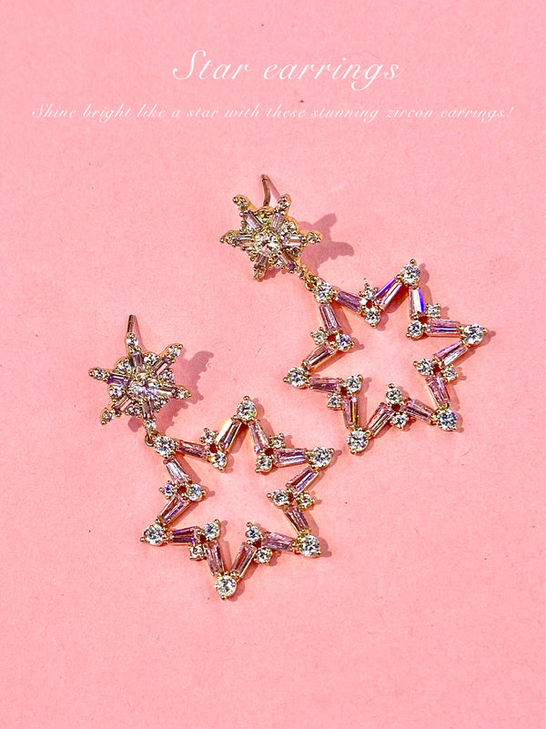 star earrings