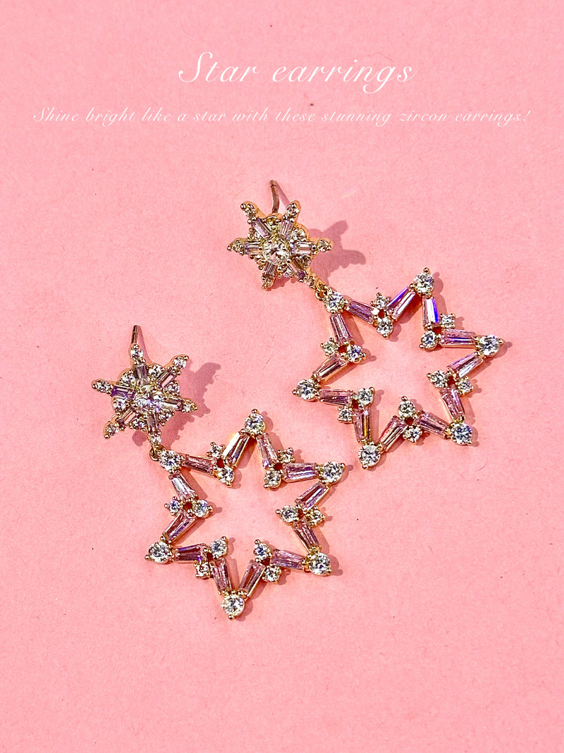 star earrings